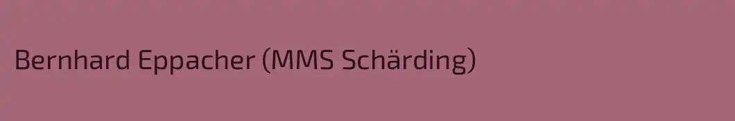 Bernhard Eppacher (MMS Schärding)